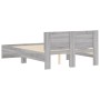 Estructura de cama con cabecero gris Sonoma 120x190 cm de , Camas y somieres - Ref: Foro24-3207516, Precio: 169,75 €, Descuen...