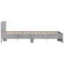 Estructura de cama con cabecero gris hormigón 120x190 cm de , Camas y somieres - Ref: Foro24-3207514, Precio: 165,06 €, Descu...