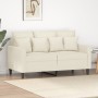 Sofá de 2 plazas terciopelo color crema 120 cm de , Sofás - Ref: Foro24-359301, Precio: 217,21 €, Descuento: %