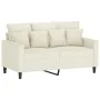 Sofá de 2 plazas terciopelo color crema 120 cm de , Sofás - Ref: Foro24-359301, Precio: 240,20 €, Descuento: %