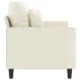 Sofá de 2 plazas terciopelo color crema 120 cm de , Sofás - Ref: Foro24-359301, Precio: 240,20 €, Descuento: %