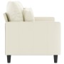 Sofá de 2 plazas terciopelo color crema 120 cm de , Sofás - Ref: Foro24-359301, Precio: 217,21 €, Descuento: %
