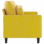 Sofá de 2 plazas terciopelo amarillo 120 cm de , Sofás - Ref: Foro24-359299, Precio: 195,56 €, Descuento: %