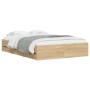 Cama con cajones madera de ingeniería roble Sonoma 120x190 cm de , Camas y somieres - Ref: Foro24-3207317, Precio: 255,31 €, ...