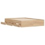 Cama con cajones madera de ingeniería roble Sonoma 120x190 cm de , Camas y somieres - Ref: Foro24-3207317, Precio: 255,31 €, ...