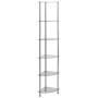 Estantería 6 niveles vidrio templado transparente 30x30x160 cm de vidaXL, Librerías y estanterías - Ref: Foro24-249517, Preci...