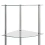 Estantería 6 niveles vidrio templado transparente 30x30x160 cm de vidaXL, Librerías y estanterías - Ref: Foro24-249517, Preci...