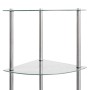 Estantería 6 niveles vidrio templado transparente 30x30x160 cm de vidaXL, Librerías y estanterías - Ref: Foro24-249517, Preci...