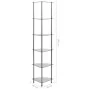 Estantería 6 niveles vidrio templado transparente 30x30x160 cm de vidaXL, Librerías y estanterías - Ref: Foro24-249517, Preci...