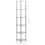 Estantería 6 niveles vidrio templado transparente 30x30x160 cm de vidaXL, Librerías y estanterías - Ref: Foro24-249517, Preci...