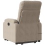 Sillón reclinable de masaje elevable tela microfibra gris taupe de , Sillones - Ref: Foro24-3204936, Precio: 327,22 €, Descue...