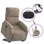 Sillón reclinable de masaje elevable tela microfibra gris taupe de , Sillones - Ref: Foro24-3204936, Precio: 352,26 €, Descue...