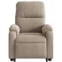 Sillón reclinable de masaje elevable tela microfibra gris taupe de , Sillones - Ref: Foro24-3204936, Precio: 352,26 €, Descue...