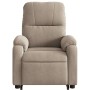 Sillón reclinable de masaje elevable tela microfibra gris taupe de , Sillones - Ref: Foro24-3204936, Precio: 327,22 €, Descue...
