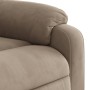 Sillón reclinable de masaje elevable tela microfibra gris taupe de , Sillones - Ref: Foro24-3204936, Precio: 327,22 €, Descue...