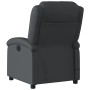 Sillón reclinable de masaje eléctrico cuero auténtico negro de , Sillones - Ref: Foro24-3204258, Precio: 358,11 €, Descuento: %