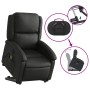 Sillón reclinable de masaje elevable cuero auténtico negro de , Sillones - Ref: Foro24-3204266, Precio: 380,00 €, Descuento: %