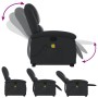 Sillón reclinable de masaje elevable cuero auténtico negro de , Sillones - Ref: Foro24-3204266, Precio: 380,00 €, Descuento: %