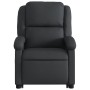 Sillón reclinable eléctrico elevable cuero auténtico negro de , Sillones - Ref: Foro24-3204270, Precio: 438,31 €, Descuento: %