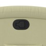 Sillón reclinable elevable cuero auténtico color crema de , Sillones - Ref: Foro24-3204264, Precio: 400,44 €, Descuento: %