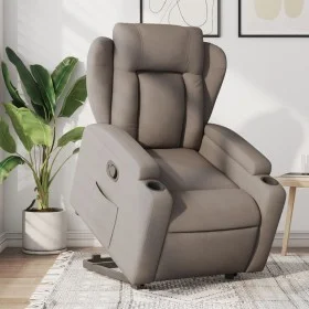 Sillón reclinable elevable tela gris taupe de , Sillones - Ref: Foro24-3204490, Precio: 332,31 €, Descuento: %