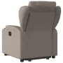 Reclining and elevating armchair in gray taupe fabric by , Armchairs - Ref: Foro24-3204490, Price: 332,31 €, Discount: %