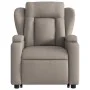 Sillón reclinable elevable tela gris taupe de , Sillones - Ref: Foro24-3204490, Precio: 332,31 €, Descuento: %