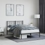Estructura de cama con cabecero metal negro 120x190 cm de , Camas y somieres - Ref: Foro24-374434, Precio: 98,32 €, Descuento: %