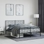 Estructura de cama cabecero y pie de cama metal negro 140x190cm de , Camas y somieres - Ref: Foro24-374455, Precio: 96,82 €, ...