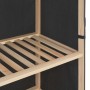 Mueble zapatero con funda de tela gris 79x40x80 cm de vidaXL, Zapateros y organizadores de calzado - Ref: Foro24-248195, Prec...