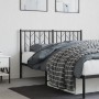 Cabecero de metal negro 135 cm de , Cabeceros y pies de cama - Ref: Foro24-374469, Precio: 33,53 €, Descuento: %