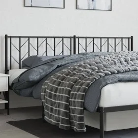 Kopfteil aus schwarzem Metall, 193 cm von , Kopf- und Fußteile - Ref: Foro24-374474, Preis: 36,42 €, Rabatt: %