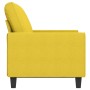 Sofá de 2 plazas de tela amarillo claro 120 cm de , Sofás - Ref: Foro24-359388, Precio: 248,12 €, Descuento: %