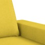 Sofá de 2 plazas de tela amarillo claro 120 cm de , Sofás - Ref: Foro24-359388, Precio: 248,12 €, Descuento: %