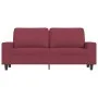 2-Sitzer-Sofa aus rotem Stoff 140 cm von , Sofas - Ref: Foro24-359397, Preis: 202,43 €, Rabatt: %