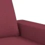 2-Sitzer-Sofa aus rotem Stoff 140 cm von , Sofas - Ref: Foro24-359397, Preis: 202,43 €, Rabatt: %