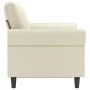 2-Sitzer-Sofa aus Kunstleder cremefarben 120 cm von , Sofas - Ref: Foro24-359500, Preis: 216,01 €, Rabatt: %