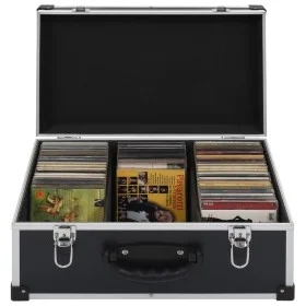 Hülle für 60 CDs aus Aluminium und schwarzem ABS von vidaXL, CD/DVD-Organizer und -Hüllen - Ref: Foro24-91857, Preis: 50,98 €...