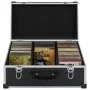 Case for 60 CDs aluminum and black ABS by vidaXL, CD/DVD organizers and boxes - Ref: Foro24-91857, Price: 50,98 €, Discount: %