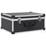 Case for 60 CDs aluminum and black ABS by vidaXL, CD/DVD organizers and boxes - Ref: Foro24-91857, Price: 50,98 €, Discount: %