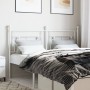 Cabecero de metal blanco 150 cm de , Cabeceros y pies de cama - Ref: Foro24-374422, Precio: 40,91 €, Descuento: %