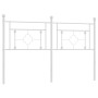 Cabecero de metal blanco 150 cm de , Cabeceros y pies de cama - Ref: Foro24-374422, Precio: 40,91 €, Descuento: %