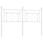 Cabecero de metal blanco 150 cm de , Cabeceros y pies de cama - Ref: Foro24-374422, Precio: 40,91 €, Descuento: %