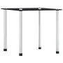 Mesas apilables 3 unidades vidrio templado negro de vidaXL, Mesas auxiliares - Ref: Foro24-249527, Precio: 46,28 €, Descuento: %
