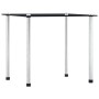 Mesas apilables 3 unidades vidrio templado negro de vidaXL, Mesas auxiliares - Ref: Foro24-249527, Precio: 47,23 €, Descuento: %