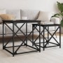 Mesas de centro apilables 2 piezas madera de ingeniería negro de , Mesas de centro - Ref: Foro24-838943, Precio: 50,74 €, Des...