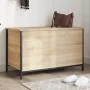 Sonoma Aufbewahrungsbank aus Eichenholz 80x42,5x50 cm von , Bänke für Hallen und Lager - Ref: Foro24-839014, Preis: 78,29 €, ...