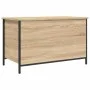 Sonoma Aufbewahrungsbank aus Eichenholz 80x42,5x50 cm von , Bänke für Hallen und Lager - Ref: Foro24-839014, Preis: 78,29 €, ...