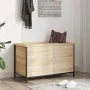 Sonoma Aufbewahrungsbank aus Eichenholz 80x42,5x50 cm von , Bänke für Hallen und Lager - Ref: Foro24-839014, Preis: 78,29 €, ...