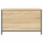 Sonoma Aufbewahrungsbank aus Eichenholz 80x42,5x50 cm von , Bänke für Hallen und Lager - Ref: Foro24-839014, Preis: 78,29 €, ...